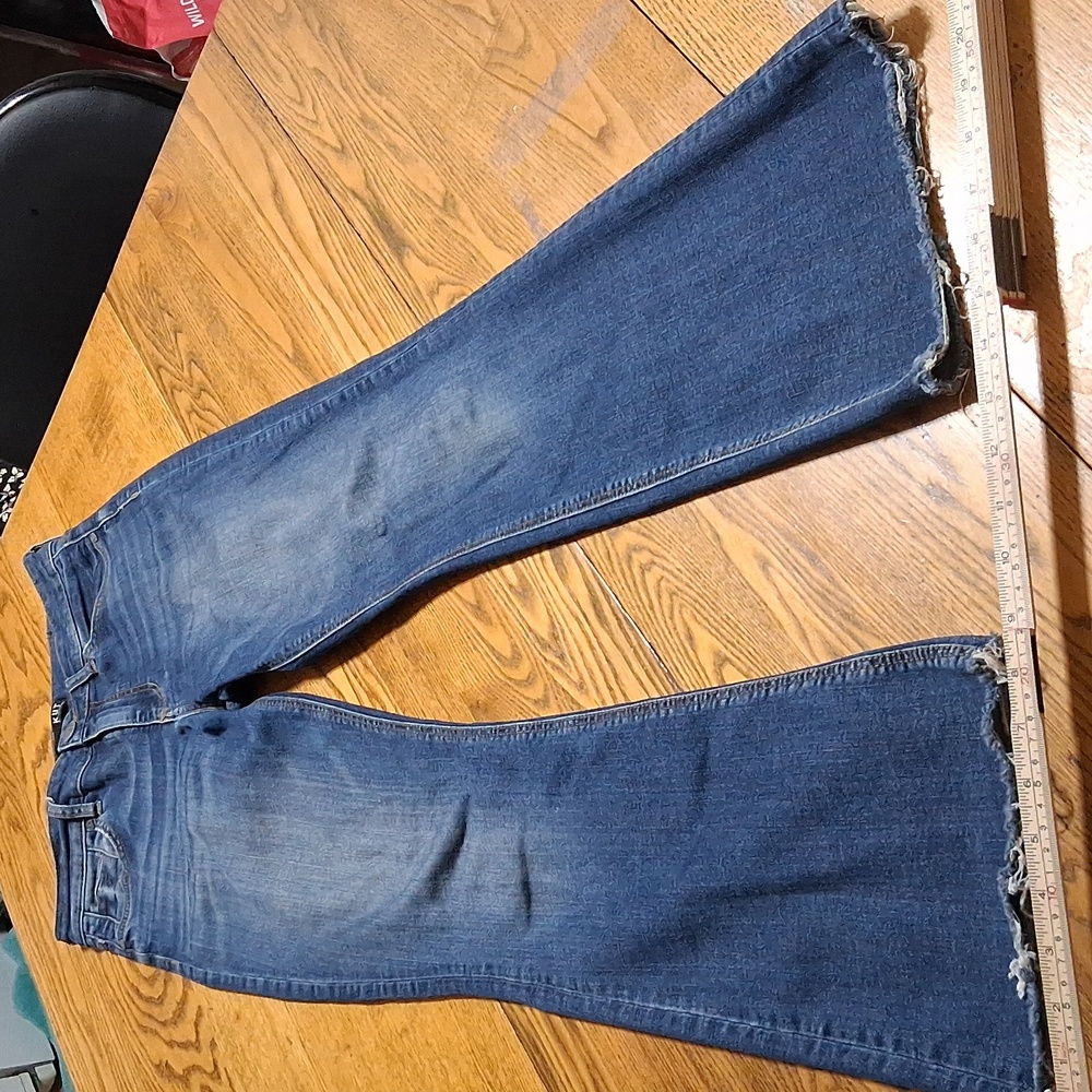 KUT FROM THE KLOTH Jeans Womens 2 BLUE STELLA HIGH RISE  FLARE Used Flared